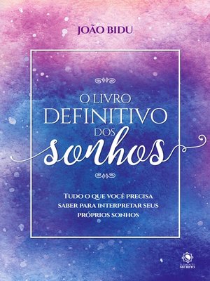 cover image of O livro definitivo dos sonhos